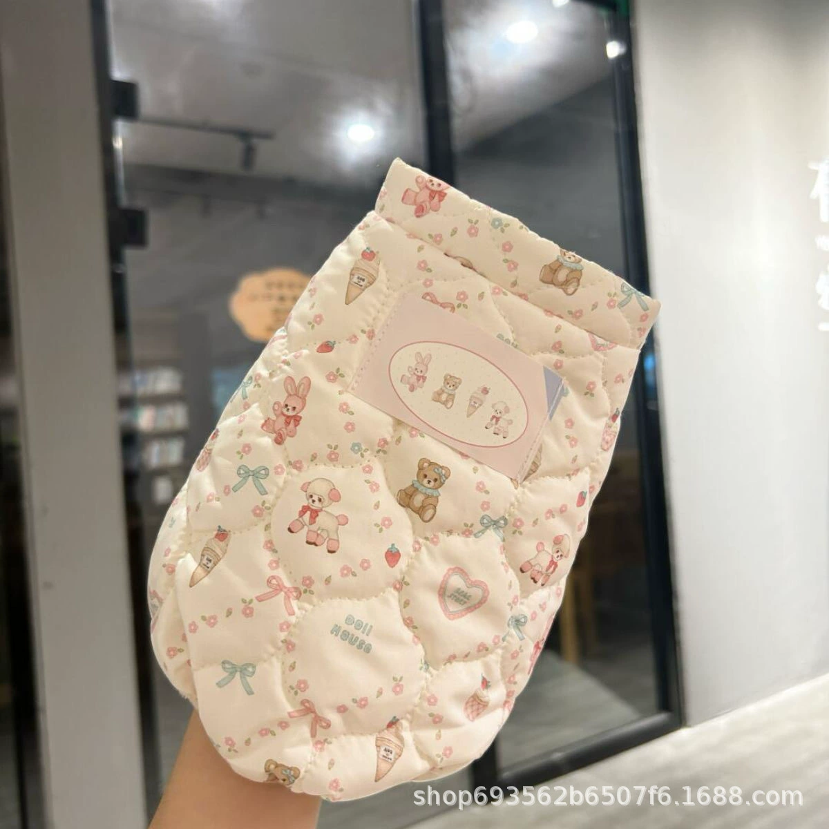 Корейская версия осенней и зимней собаки теплая хлопчатобумажная одежда для домашних животных жилет милый шнауцер Тедди Би медведь