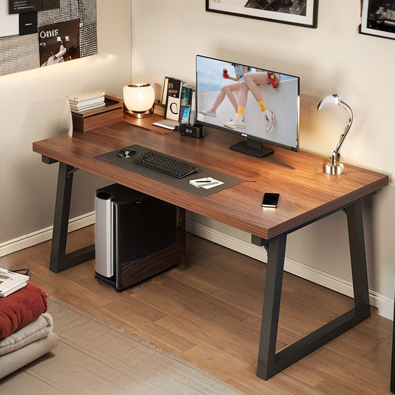 Modern Computer Desk Bedroom L-Shaped Table Desktop Gaming Desk Office Desk Room Writing Desk Double Black Computer Desk