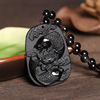 Natural water, crystal, pendant suitable for men and women, necklace jade