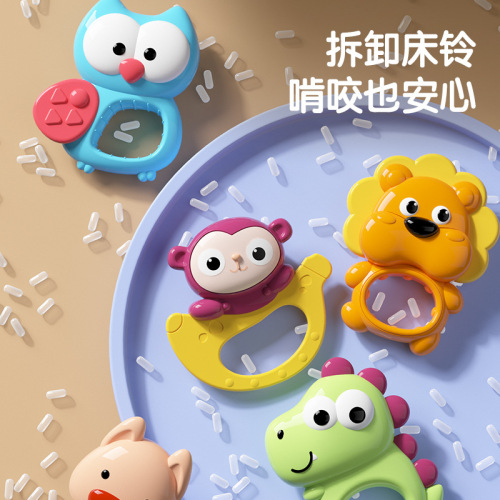 Baby bedside rattle hanging rotatable pendant 0 to 3 months baby light projection toy baby coaxing artifact