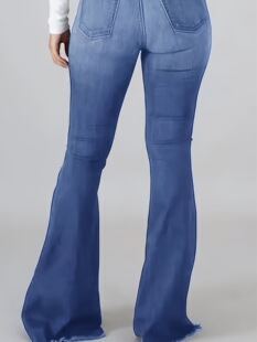 U 89391 High Waist Flare Jeans ��������ţ��ѝ �羳�W��