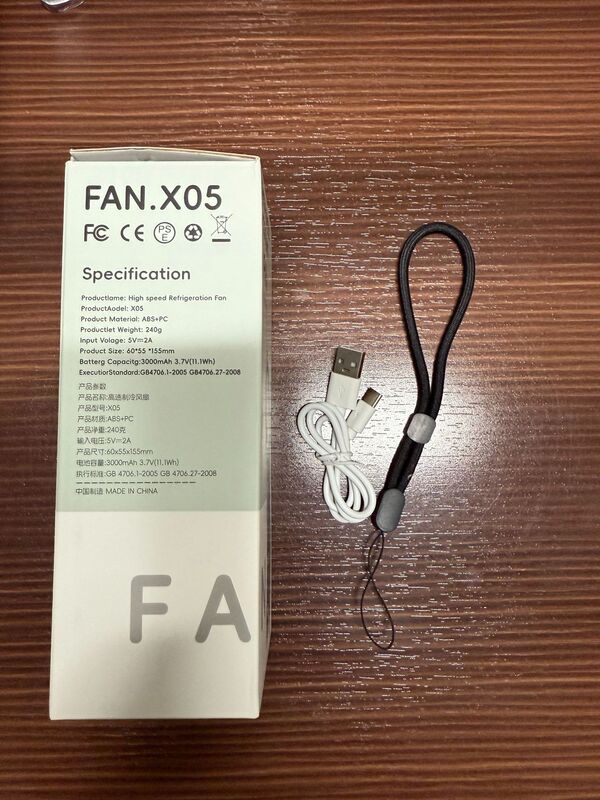 新款 X05 FC08手持冷敷风扇折叠数显100档调速透明机甲风LED灯|undefined