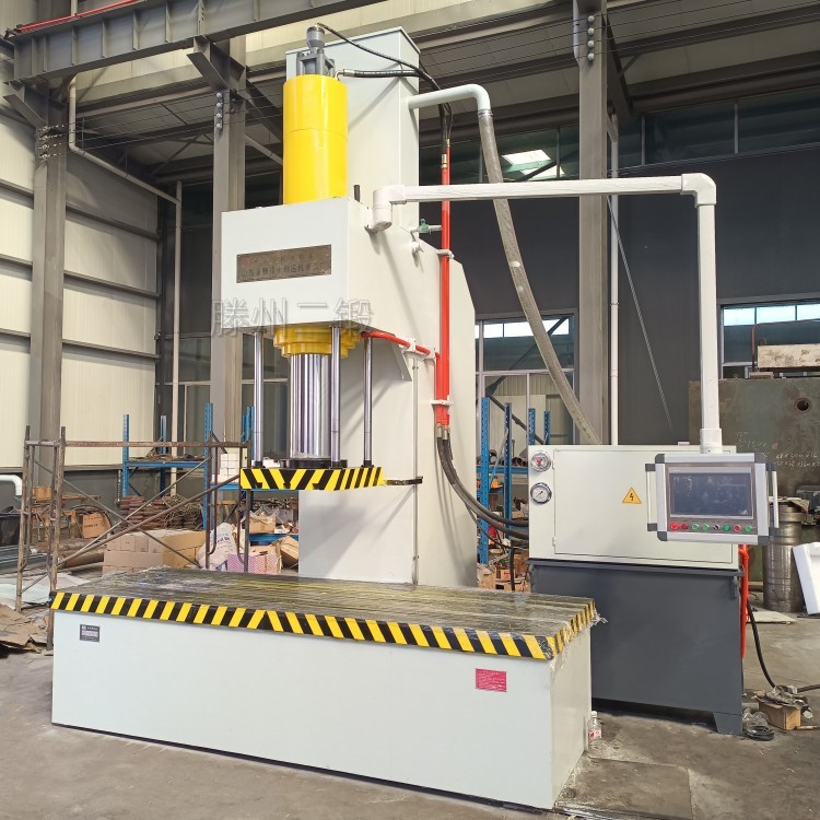 双工位单柱式长轴校直轴承压装液压机油压机金属轴承压装压力机