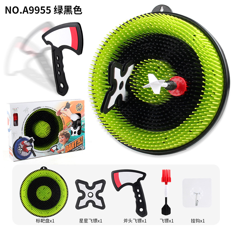 Amazon Kids Dart with Stent Set Juegos de lanzamiento con hacha Boomerang Set Juguetes de lanzamiento