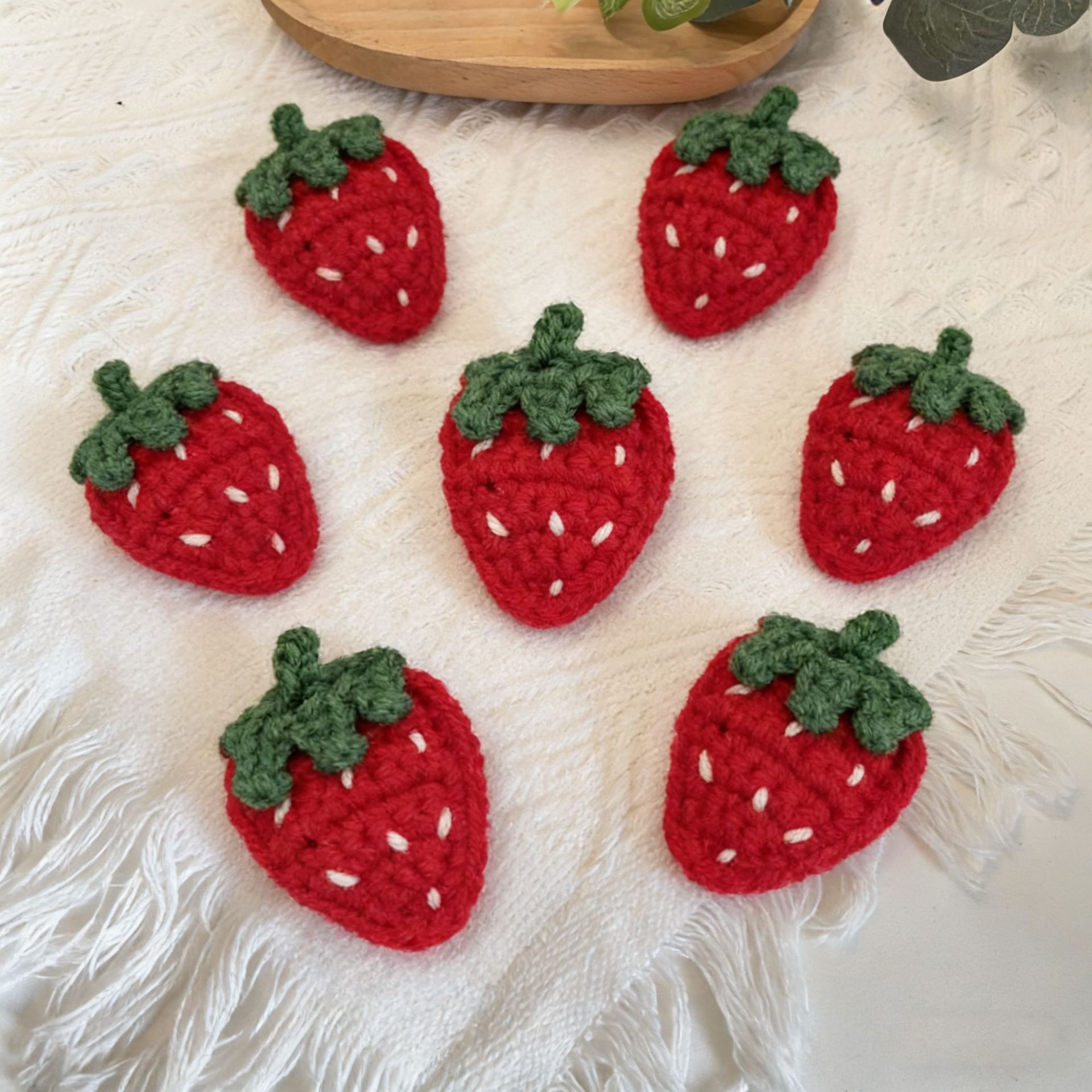 Summer small creative strawberry handmade