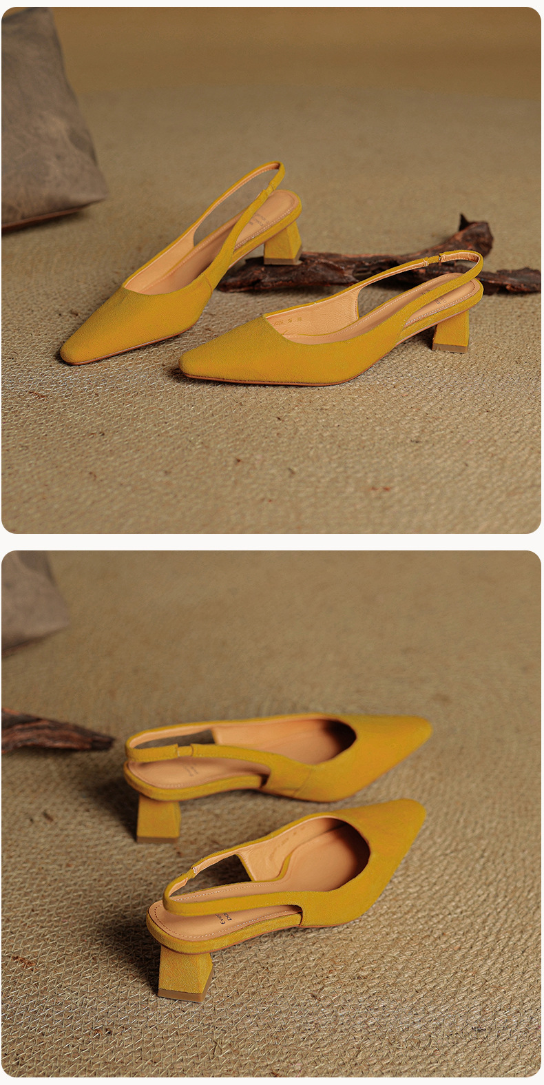 Sandal cao gót nữ hở mũi gót thô 4 cm, phong cách Hàn Quốc, đi làm — đen chi tiết 22