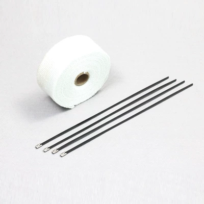 Modified motorcycle exhaust pipe banana cloth Exhaust pipe - b10m-white