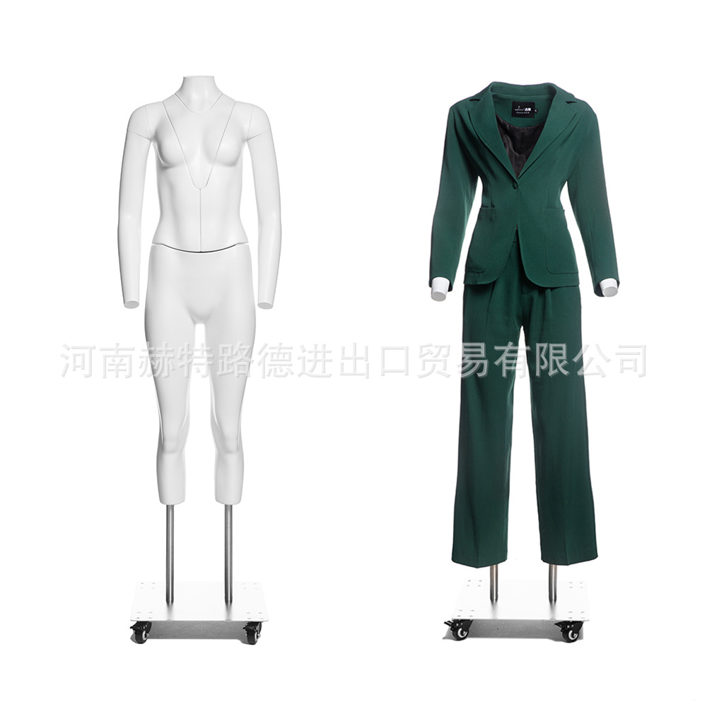 镂空隐形模特塑料幽灵服装展示摄影拍照道具女鬼模无头可拆卸模特