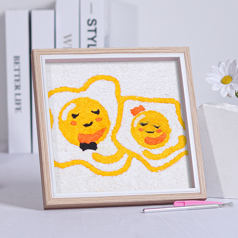紙パルプ絵画、手作りのドット絵、DIY素材パッケージ、着色絵画、装飾テクスチャ、紙パルプ充填絵画、クリエイティブな漫画絵画|undefined