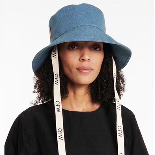 New fisherman hat, embroidered trendy personalized adult fashion hat, beach Korean style big brim sun hat, travel hat