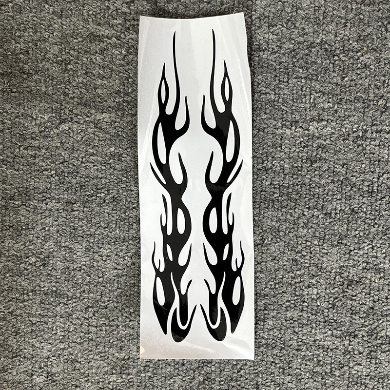 Reflective Colorful Flame Fire Strips Modified Decoration Motorcycle Electric Body Car Scratch Stickers_voghion.com