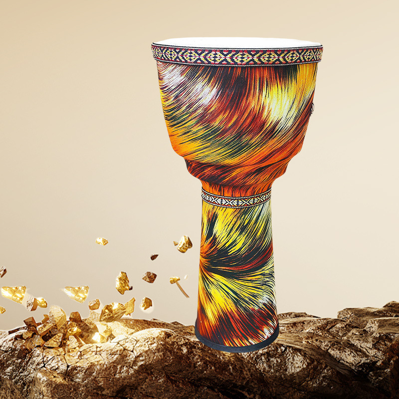 非洲鼓10寸山羊皮鼓手鼓批发成人学生10寸手拍鼓专业免调音非洲鼓