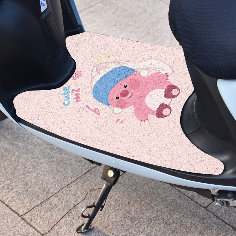 Electric car wire ring foot mat universal thickened waterproof good care foot mat can be freely cut non-slip pedal mat