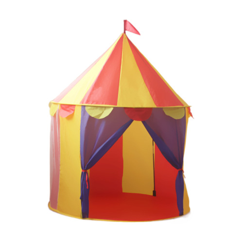 Circus-themed children's game tent, baby separate sleeping game house, yurt-style multi-functional game house, small house