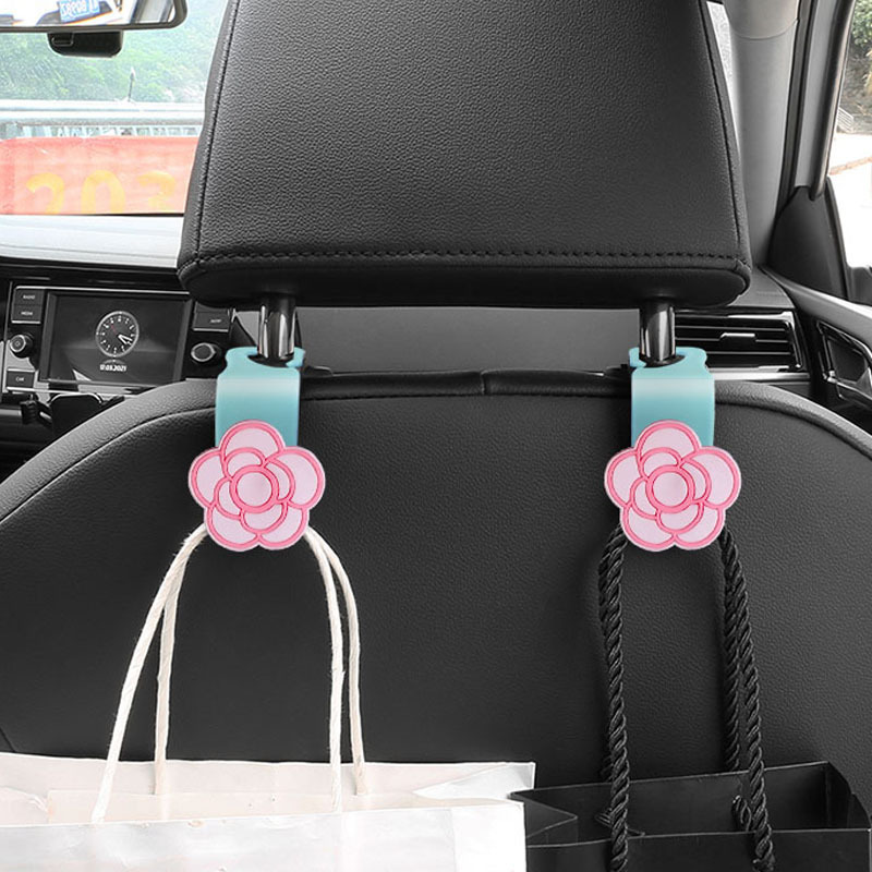 Meiyesi suministros de decoración de automóviles silla trasera gancho de coche celebridad de Internet hermoso gancho de dibujos animados suministros de la serie de almacenamiento