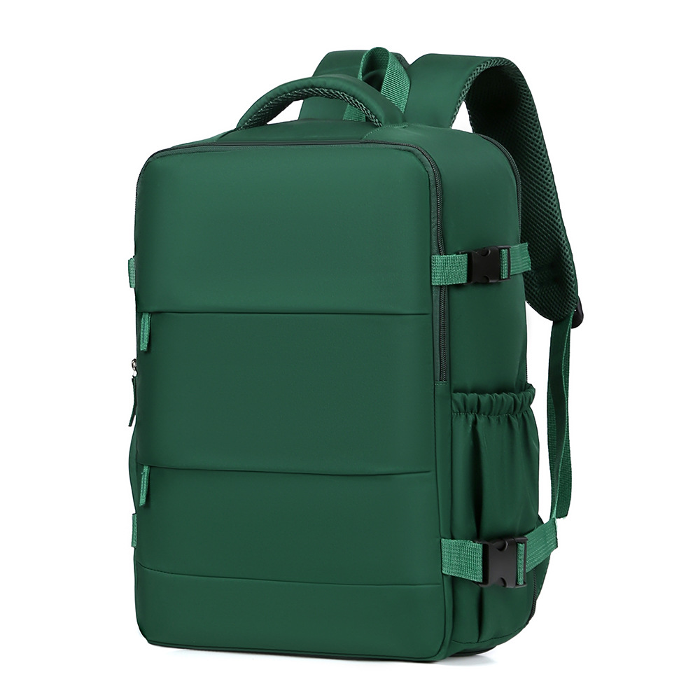 Mochila de ocio transfronteriza, mochila escolar para estudiantes masculinos y femeninos, bolsa impermeable para computadora, separación seca y húmeda, almacén de zapatos independiente, mochila de viaje