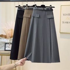百タックスーツのスカート夏の新型ファッションの高い腰の中で長いタイプはやせているa字が股の半身のスカートの気質の大きいサイズの婦人服を遮ります。