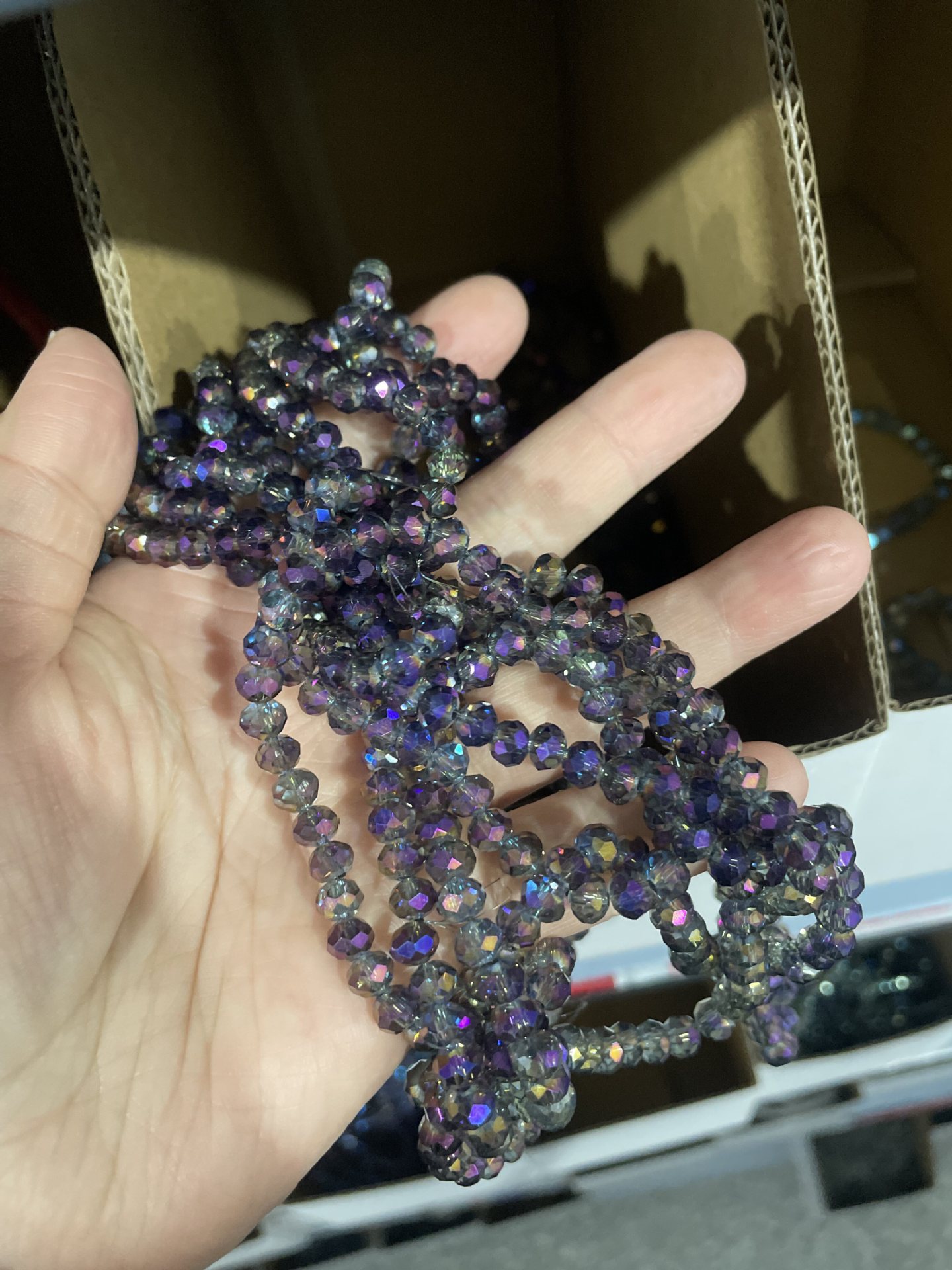 Transparent purple