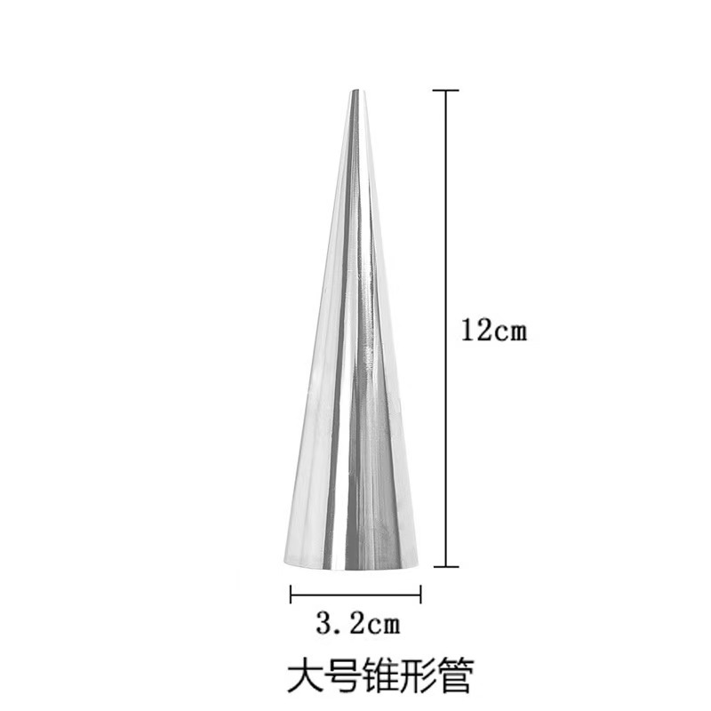 クリームパン型セットステンレス鋼クロワッサン円錐ツールクロワッサン型ベーキングサンドイッチツール|undefined