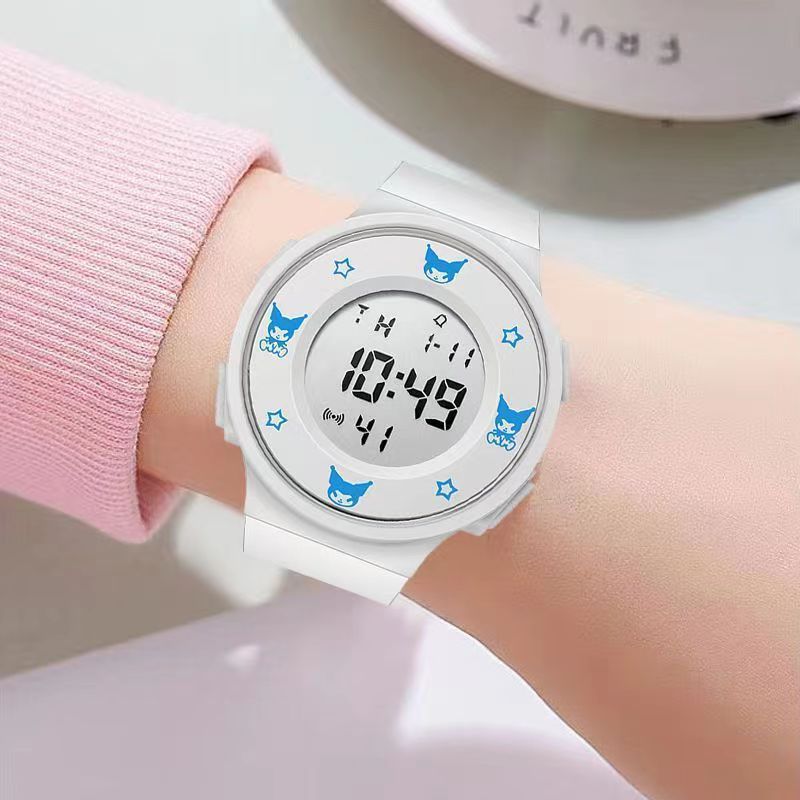 Nueva Pacha perro de dibujos animados reloj lindo creativo de los niños deportes LED reloj electrónico multifuncional estudiante reloj