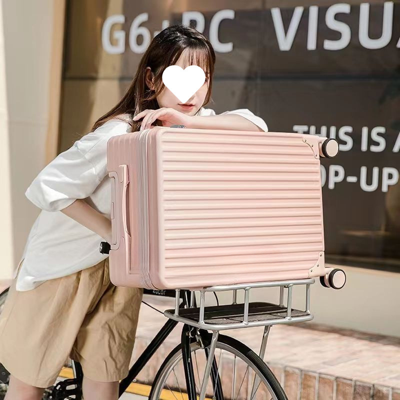 새로운 두꺼운 대용량 트롤리 케이스, 세련되고 신선한 여행용 캐리어, 공장 직접 판매 및 직송
