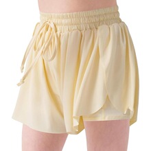 Z 75173 Stretchy Lined Shorts Skirt for Fitness Running �\��