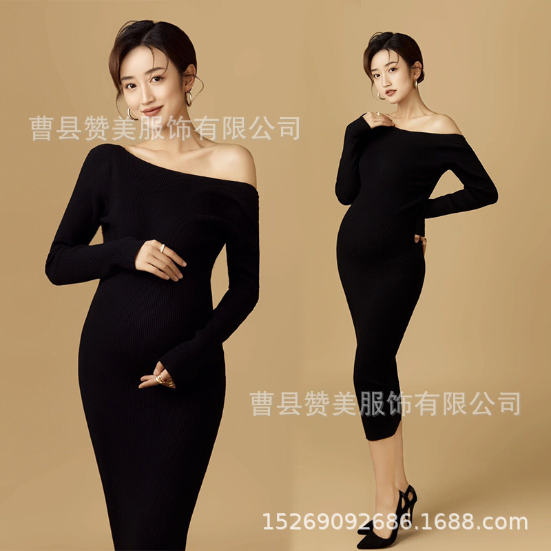 妊婦の撮影の服装の新型の美しい風の妊婦の服装の芸術は服装を照らします。