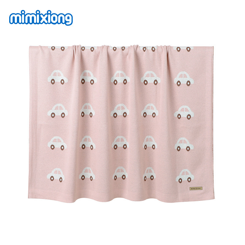 Ins venta caliente 2020 manta para bebé manta jacquard de punto para coche manta a prueba de viento para bebé