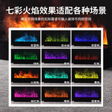 3D камин с имитацией пламени, встроенный домашний декор для гостиной, семицветный распылитель, электронный увлажнитель для камина