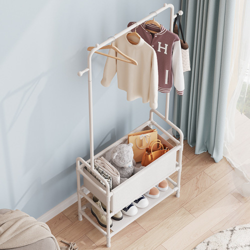 Simple clothes drying rack floor-standing home indoor clothes rack clothing multi-layer storage rack rental coat rack