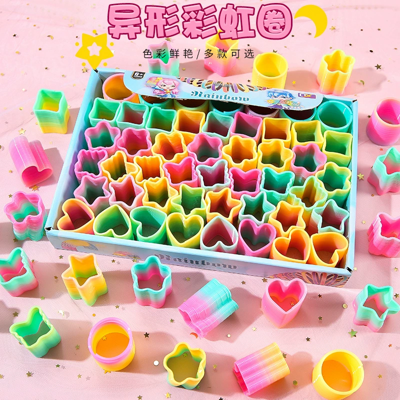 Маленький разноцветный Slinky, волшебный обруч для хула-хупа, фонарик, подарок на день рождения
