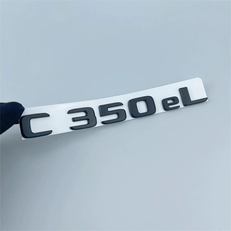 Suitable for Mercedes-Benz New Energy E-Class and New C-Class E350eL C350eL, used for modifying the rear emblem of hybrid vehicles