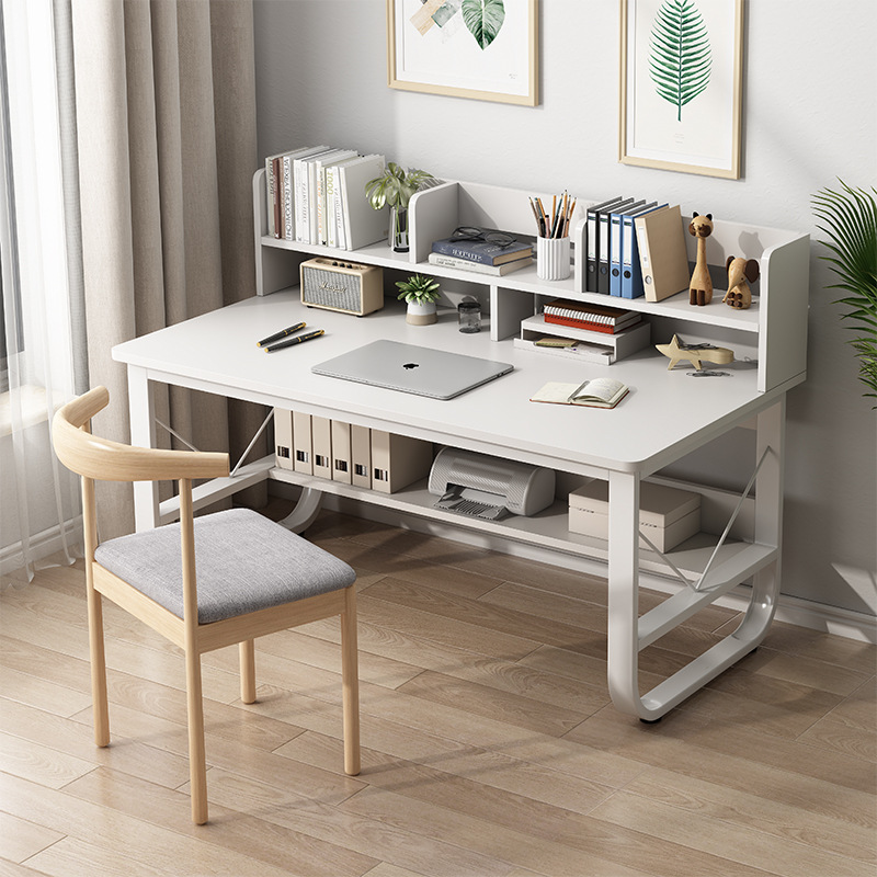 Escritorio de computadora con escritorio de estantería Escritorio de estudio en casa del estudiante escritorio simple escritorio Banco DE TRABAJO
