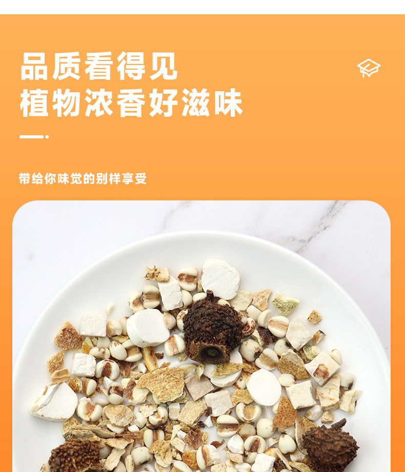 Lemon Rosa Roxburghii Tea 30 Triangle Tea Bags 240g Herbal Fruit Tea Blend with Chinese Yam Poria and Coix Seed specifications