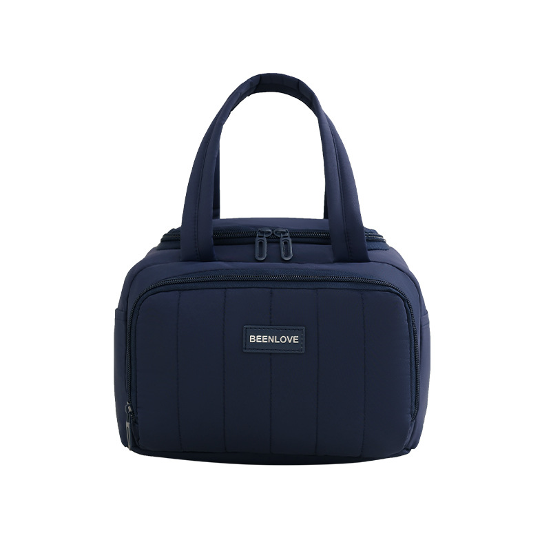 Feifan nueva lonchera para estudiantes bolso de mano preservación del calor bento bolso de comida cuadrado Yunjian bolsa de almuerzo para trabajadores de oficina bolsa de hielo