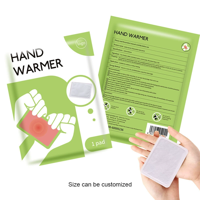 Саморазогревающиеся грелки для рук, долговечные карманные грелки для рук, OEM