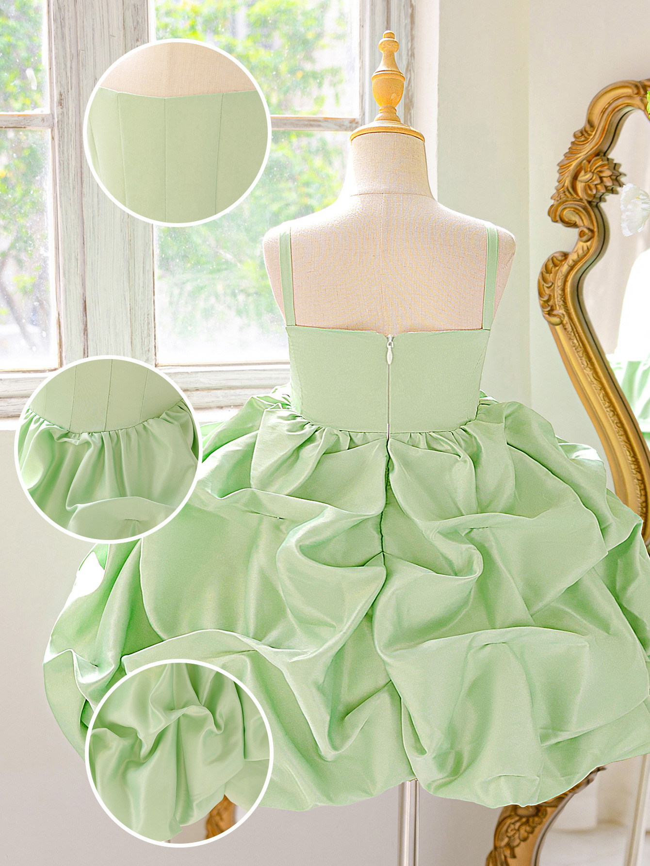Amazon vestidos de flores de flores de flores de boda vestidos de flores de fiesta de cumpleaños de princesa fábrica directa