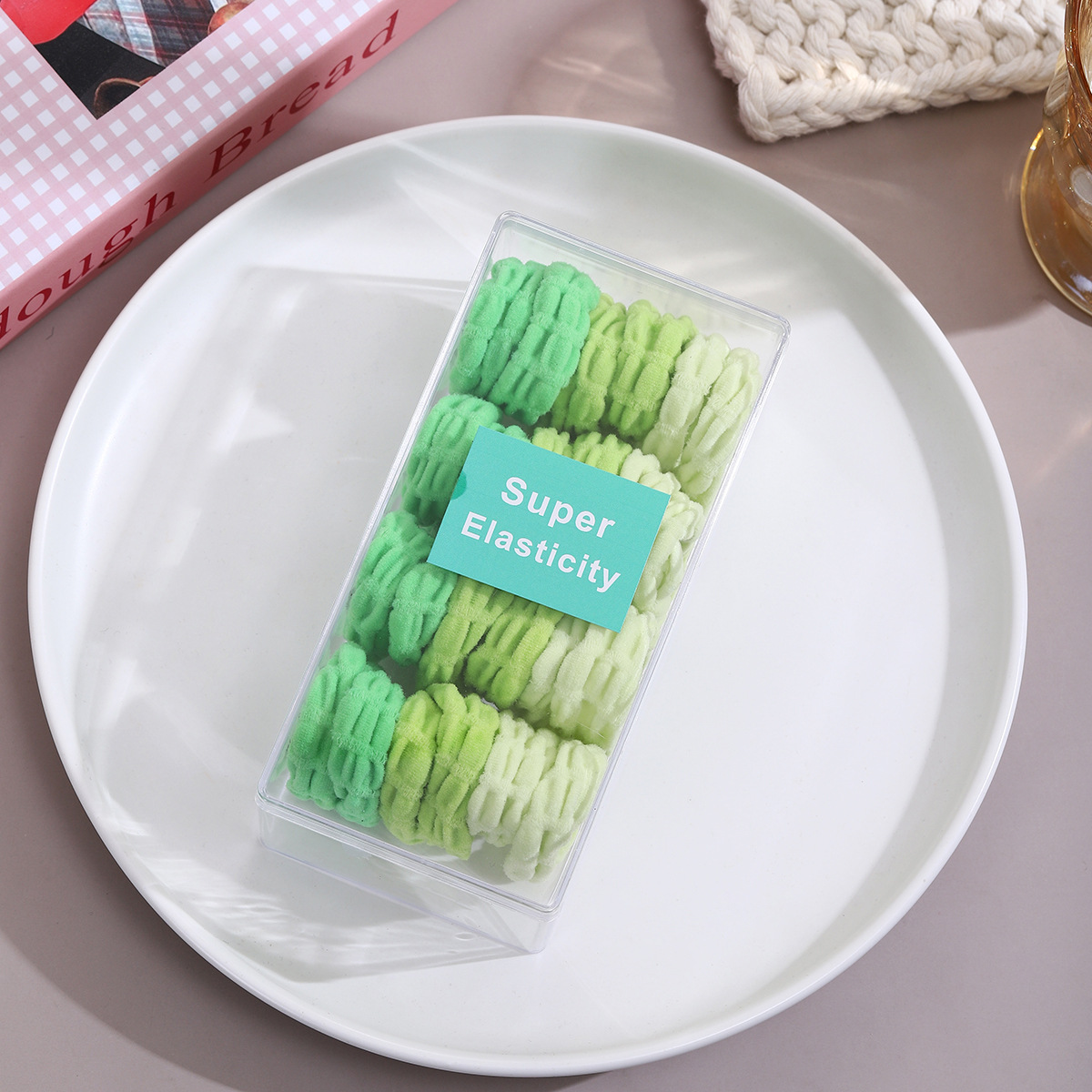 Green color 24 pieces in box