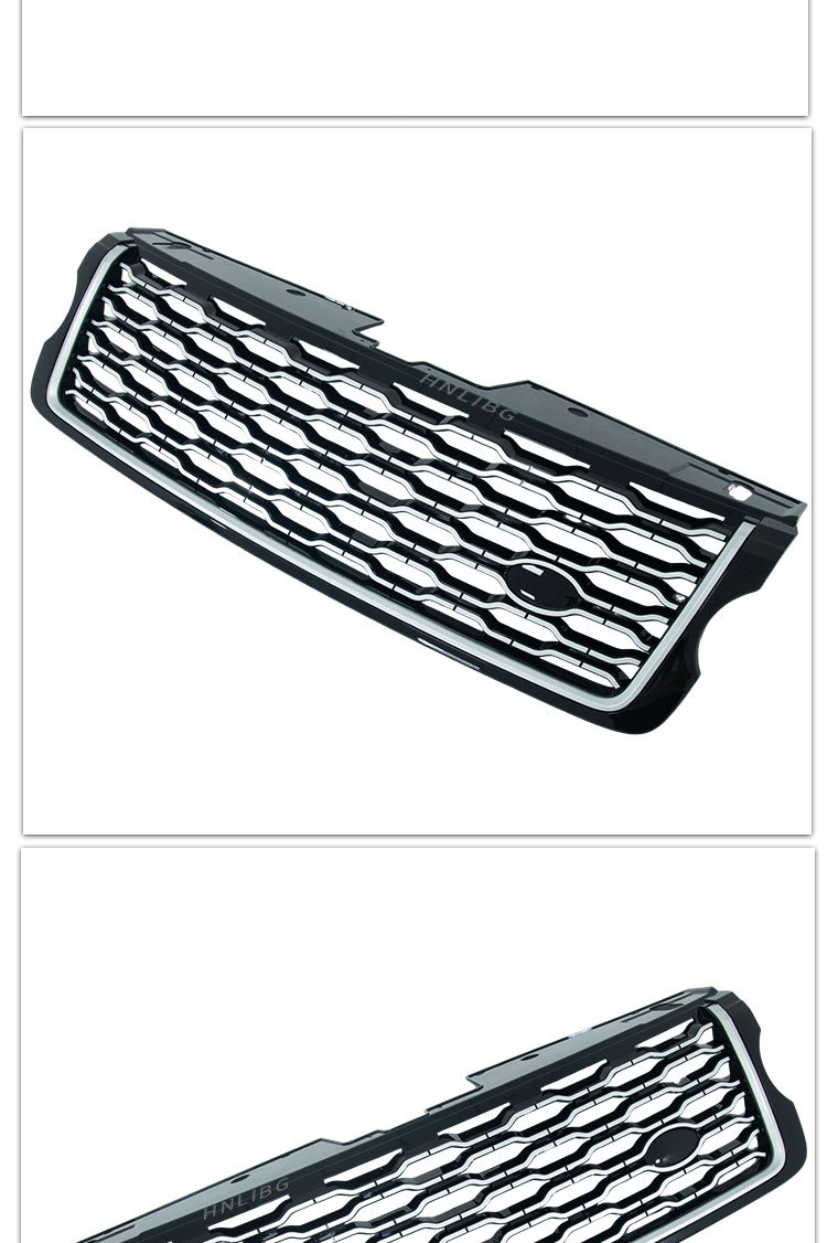Suitable for Land Rover Range Rover Executive 2013 Upgrade to 2018 Model with All-Black Front Grille, Old Model Modified to New Model, 13 Modified to 18