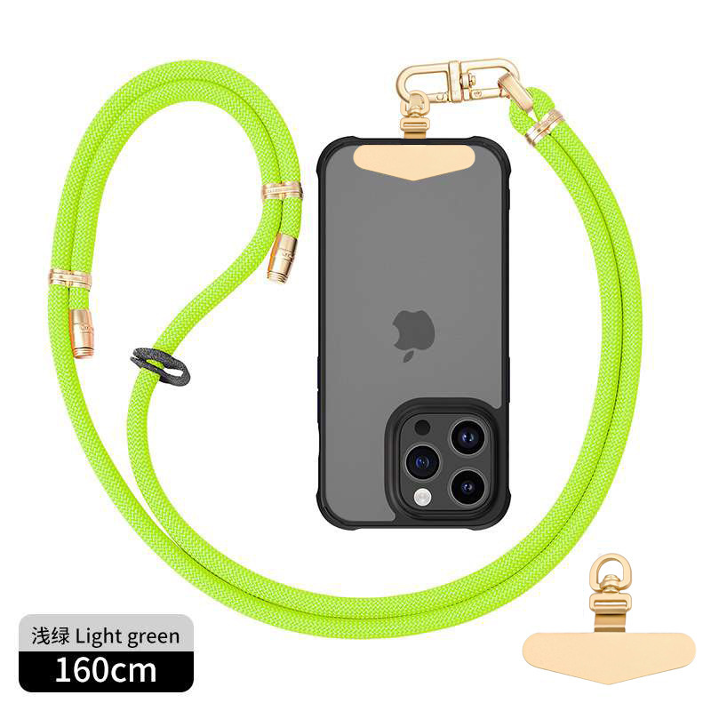 8mmクロスボディ、バックホルターネック携帯電話ストラップ、調節可能なハイエンドメタルバックルスペーサー、屋外紛失防止カメラストラップ|undefined