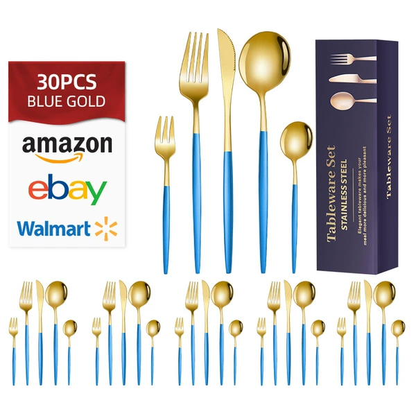 30-piece set [Blue Gold]