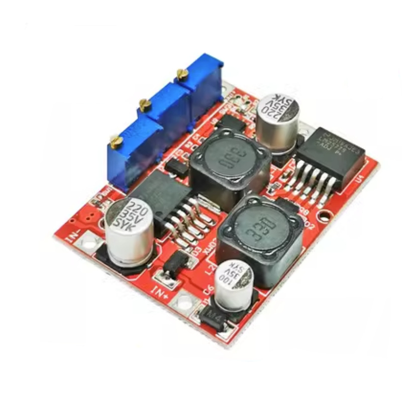 LM2596 2577太阳能自动升降压模块 可调升降压恒流恒压板充电模块