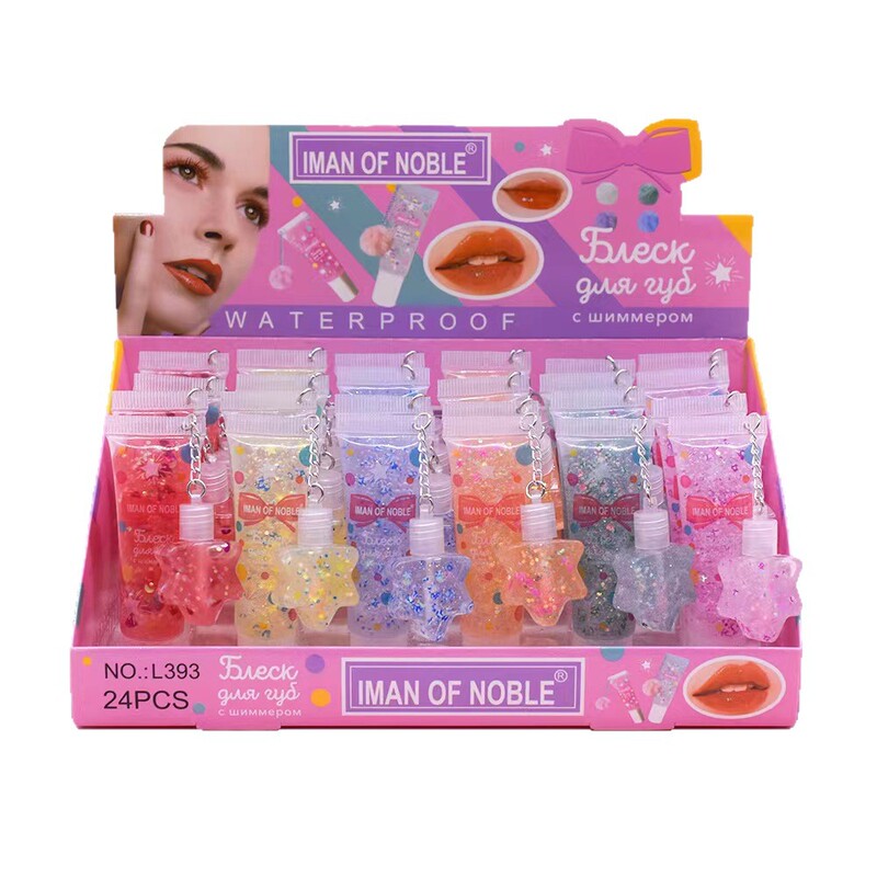 L393 2-in-1 コンビネーションは、【IMAN OF NOBLE】のグリッターリップオイルと変色リップグロスのみを輸出しています。|undefined