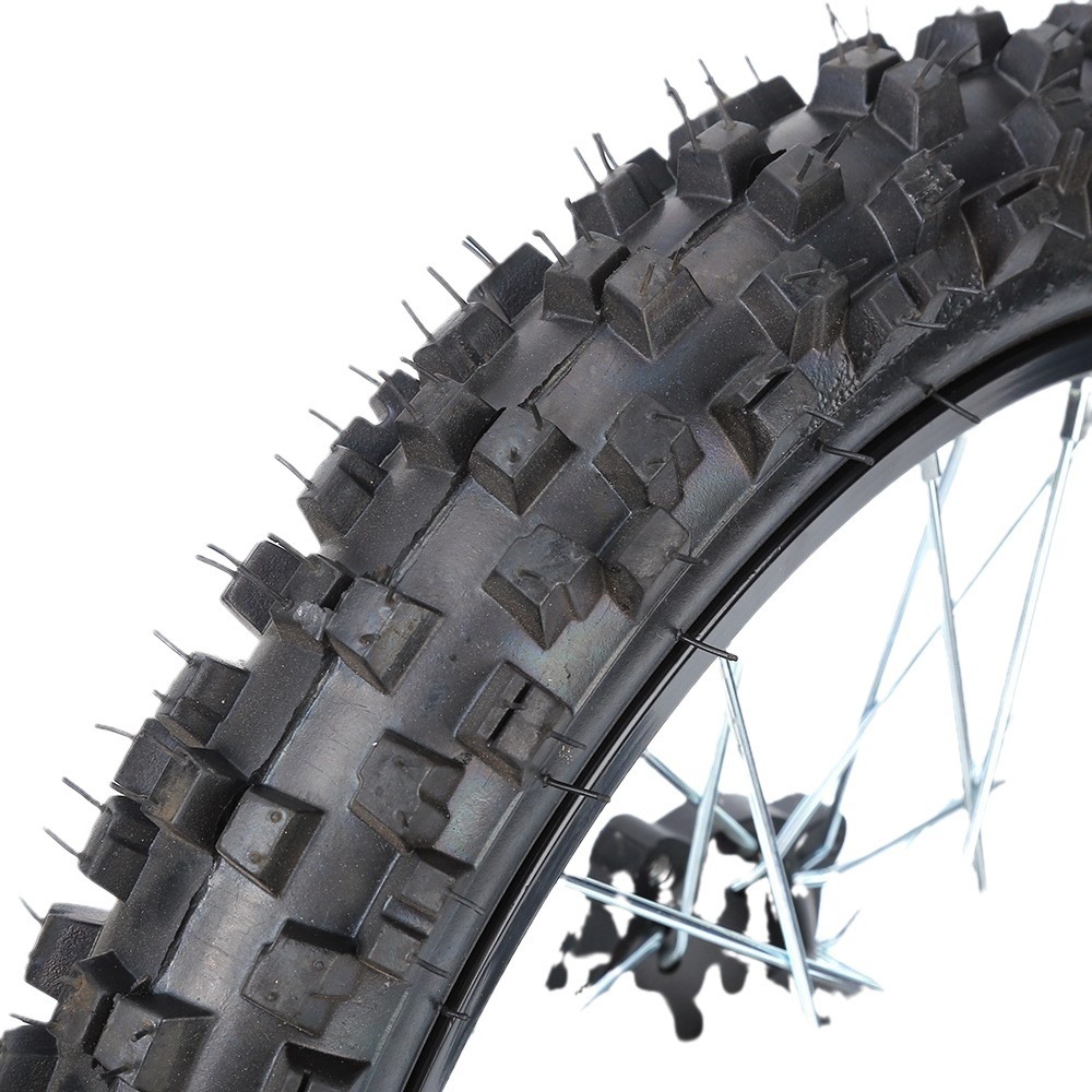 14inch Off-Road Motorcycle 1.85X 14inch Aluminum Alloy Disc Brake Width Hub 60/100-14 30m Tire