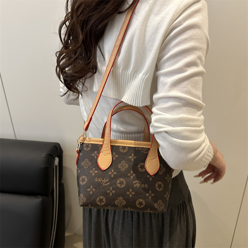 Vintage handtas met grote capaciteit voor dames schoudertas_voghion.com