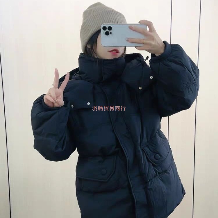 2025冬季新款羽绒服女中长款收腰小个子中款加厚白鸭绒外套一手长