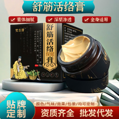 筋肉をほぐし、血行を促進する透骨膏、首、肩、腰、脚、膝の関節痛に効く外用温感クリーム、鎮痛クリーム