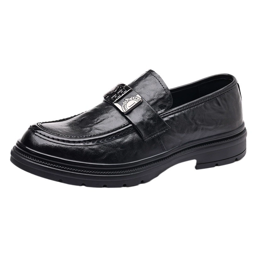 Кожаная обувь мужская осень дышащая бизнес