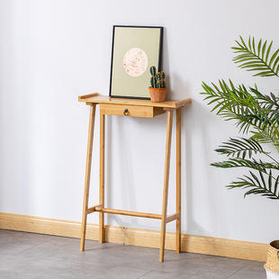 * New Chinese style porch table against wall porch cabinet entrance living room narrow bar table simple porch table small bar end