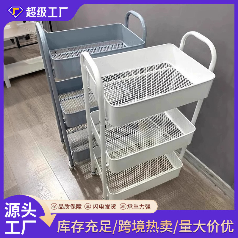 Customized Trolley Storage Rack for Kitchen, Bedroom, Multi-Layer Snack Organizer, Mobile Bathroom Storage Shelf